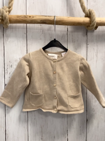 Zara  Strickjacke  Gr. 74  sand 