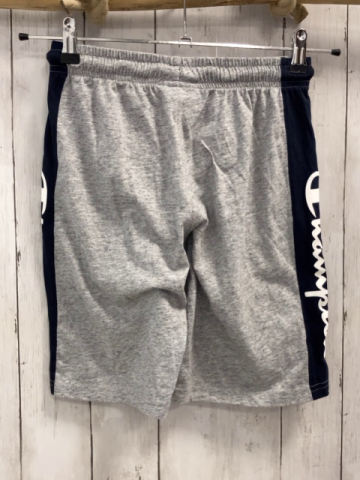 Champion Shorts Gr. 152  grau blau an der Seite weiße Schrift