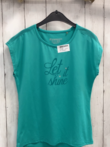 Energetic  Sportshirt  Gr. 140  türkis Schrift 