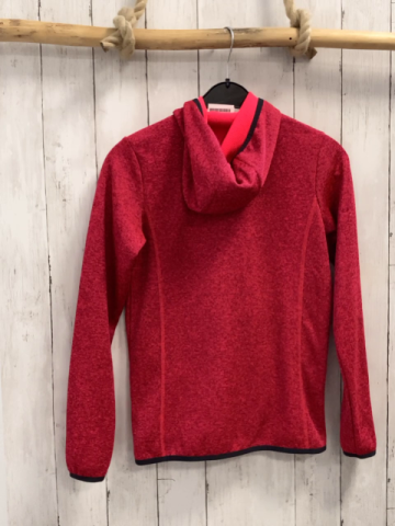 CMP  Strickjacke  Gr. 158/164  rot graue meliert Kapuze 