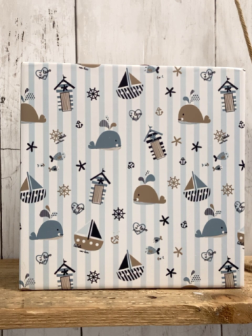 neu 4 teiliges Boboli Baby Geschenkset Gr. 56  Langarmshirt + Leggings + Mütze + Lätzchen blau weiß gestreift maritime Motive