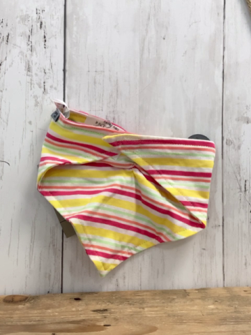 neu Jacky Lätzchen/Halstuch weiß gelb grün pink Streifen