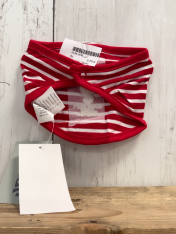 neu Jacky Lätzchen/Halstuch rot weiß gestreift