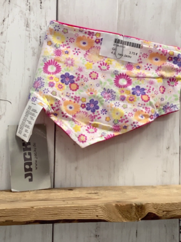 neu Jacky Lätzchen pink + weiß bunte Blumen