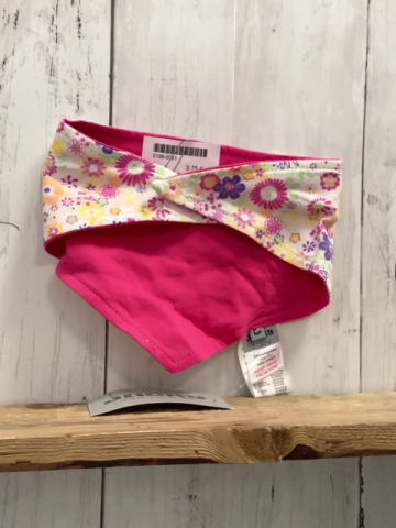 neu Jacky Lätzchen/Halstuch  pink + weiß bunte Blumen