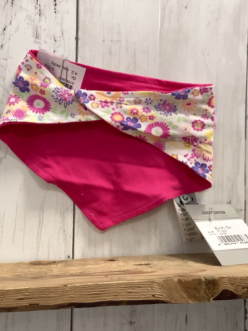 neu Jacky Lätzchen/Halstuch  pink + weiß bunte Blumen