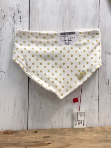 neu Boboli Lätzchen weiß gelbe Sterne