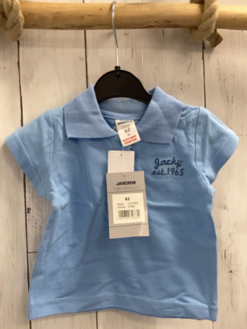 Jacky neu T-Shirt Gr. 62  blau Polokragen