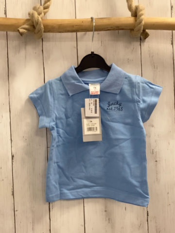 Jacky neu T-Shirt Gr. 74  blau Polokragen