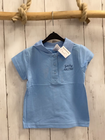 Jacky neu T-Shirt Gr. 80  blau Polokragen
