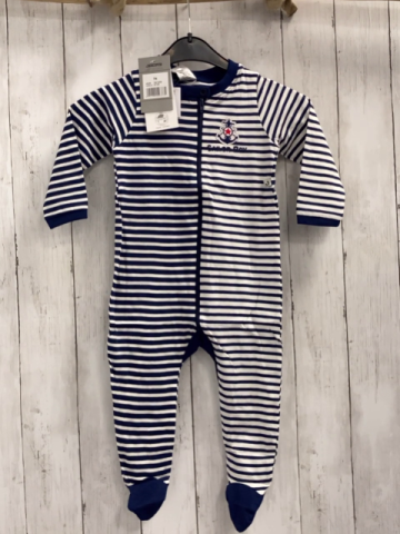 Jacky neu Strampler Gr. 74  blau weiß gestreift