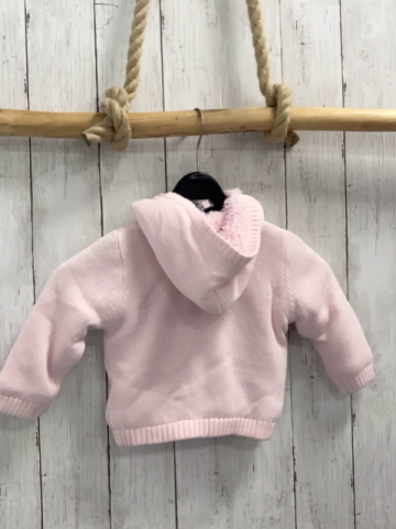 Boboli neu Strickjacke Gr. 68  rosa grauer Stern warme Fütterung