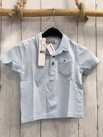 Boboli neu T-Shirt Gr. 80  hellblau Polokragen