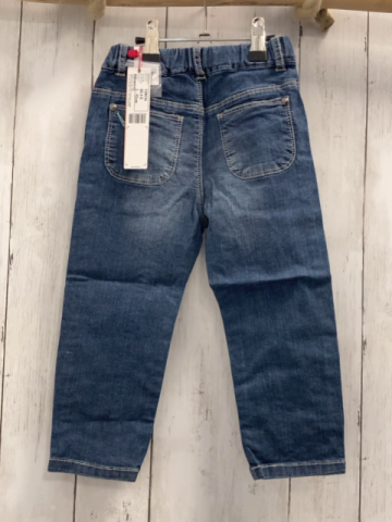 Boboli neu Hose Gr. 86  blau Jeans helle Nähte Bund verstellbar