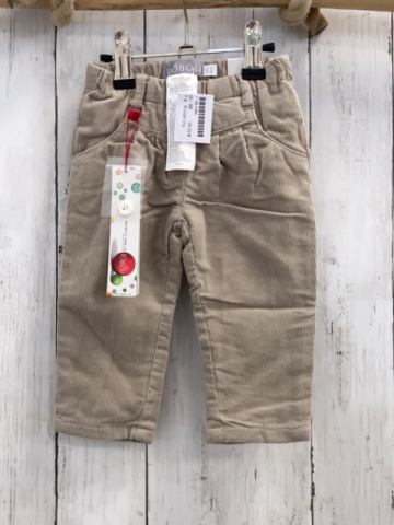 Boboli neu Hose Gr. 68  beige Kord gefüttert Bund verstellbar