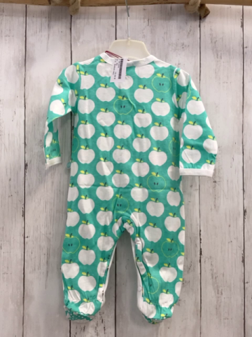 Boboli neu Strampler Gr. 62  türkis weiß Äpfel