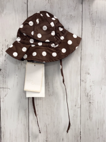 Chicco neu Sommerhut Gr. 0M  braun weiße Punkte