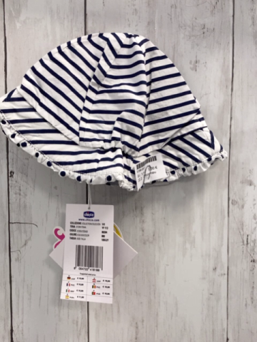 Chicco neu Sommerhut Gr. 1,5-2J  weiß blaue Streifen