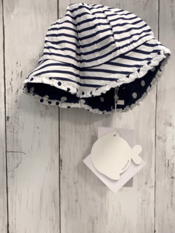 Chicco neu Sommerhut Gr. 1,5-2J  weiß blaue Streifen