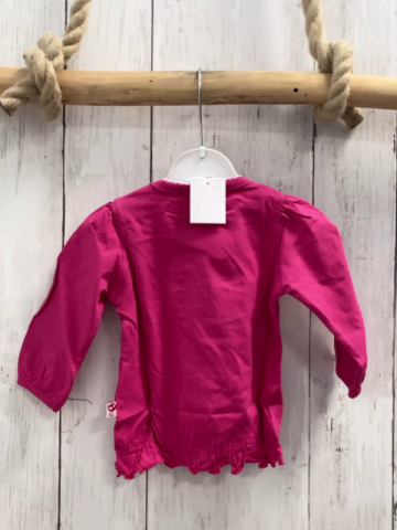 blue seven neu Langarmshirt Gr. 56  pink Schrift Blumen