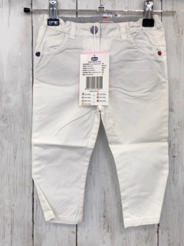 Chicco neu Hose Gr. 74  weiß Bund verstellbar
