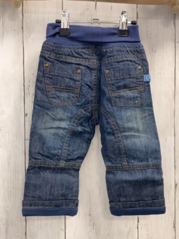 blue seven neu Hose Gr. 68  blau Jeans gefüttert Dinoaufnäher