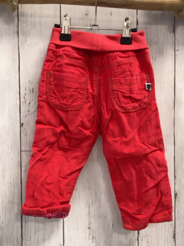 blue seven neu  Hose Gr. 62  rot Kord gefüttert innen pink rot 