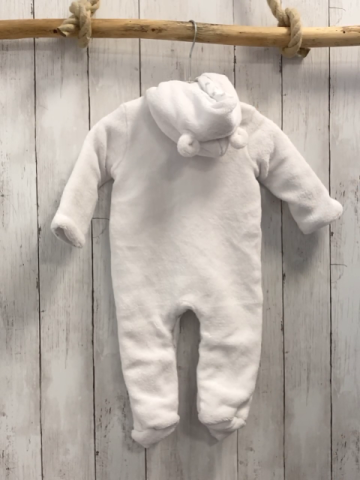 blue seven neu  Plüschoverall Gr. 62  weiß 