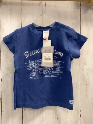 neu Jacky T-Shirt Gr. 80  blau weiße Schrift