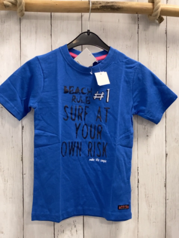 blue seven neu T-Shirt Gr. 116  blau schwarze Schrift