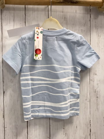 Boboli neu T-Shirt Gr. 80  blau weiße Streifen Schiff