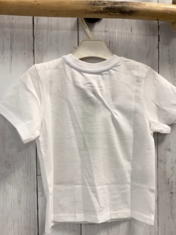 Boboli neu T-Shirt Gr. 80  weiß hellblau Hai Schrift 