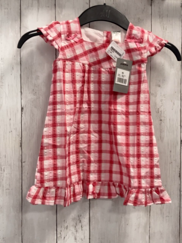 Jacky neu Kleid Gr. 80  pink rosa weiß kariert