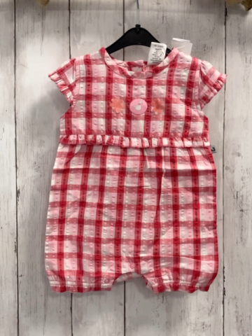 Jacky neu Playsuit Gr. 62  pink rosa weiß kariert