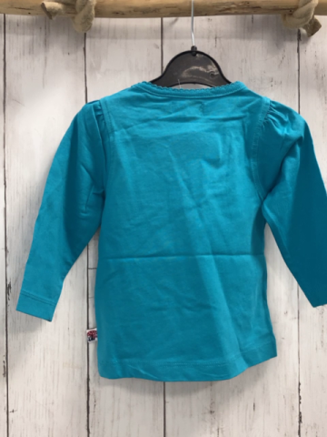 blue seven neu Langarmshirt Gr. 68  türkis bunte Buchstaben