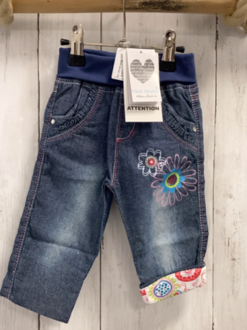 blue seven neu Hose Gr. 62  blau Jeans Blume