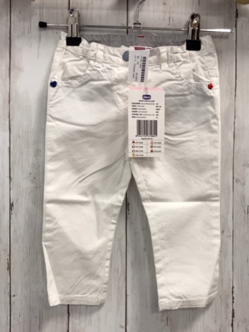 Chicco neu Hose Gr. 74  weiß Bund verstellbar NP 32,90 €