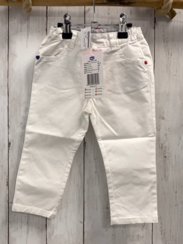 Chicco neu Hose Gr. 80  weiß Bund verstellbar NP 32,90 €