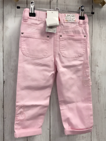Blue seven neu Hose Gr. 86  rosa Jeans Pailetten Bund verstellbar