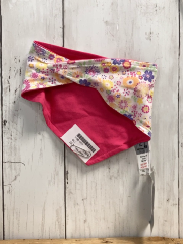 neu Jacky Halstuch weiß bunte Blumen + pink 