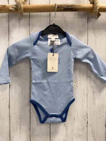 neu bellybutton Body Gr. 68  blau weiß gestreift Robbe