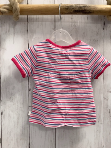Bellybutton neu T-Shirt Gr. 62  weiß pink blau rosa Streifen pink Bund 
