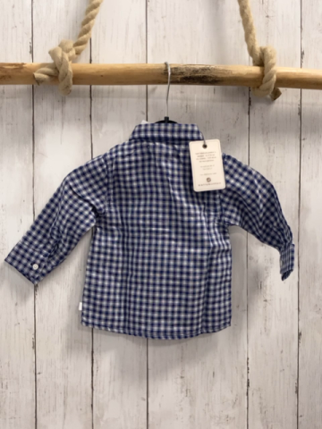 Bellybutton neu Hemd Gr. 68  blau weiß kariert