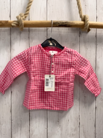 Bellybutton neu Bluse Gr. 74  pink weiß kariert