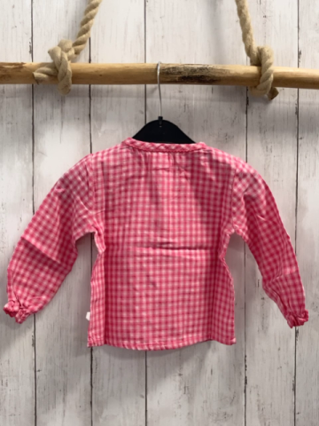 Bellybutton neu Bluse Gr. 80  pink weiß kariert