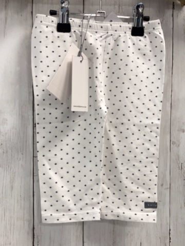 bellybutton neu Caprileggings Gr. 92  weiß graue Sterne NP 15,95€