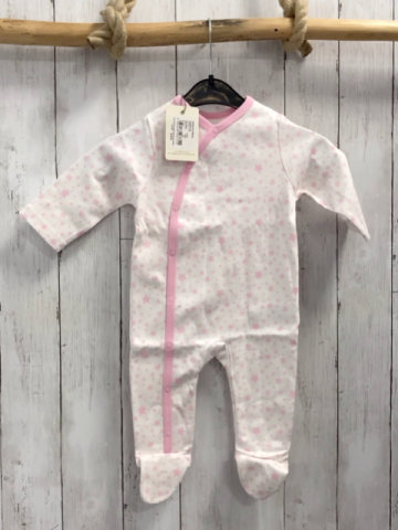 Bellybutton neu Schlafanzug Gr. 68  weiß rosa Sterne + Bund NP 29,90€