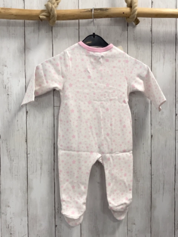 Bellybutton neu Schlafanzug Gr. 68  weiß rosa Sterne + Bund NP 29,90€