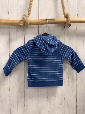 Bellybutton neu Frotteejacke Gr. 62  blau hellblau weiße Streifen