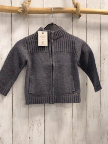 Bellybutton neu Strickjacke Gr. 104  grau 50% Schurwolle 
